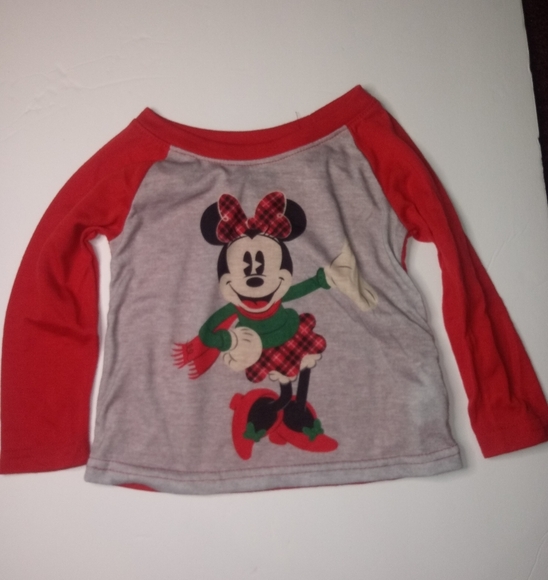 Disney Christmas minnie mouse pajama shirt - Picture 2 of 5